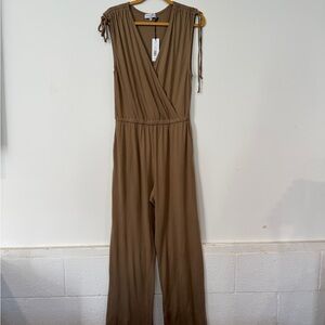 Michael Stars Brown Jumpsuit